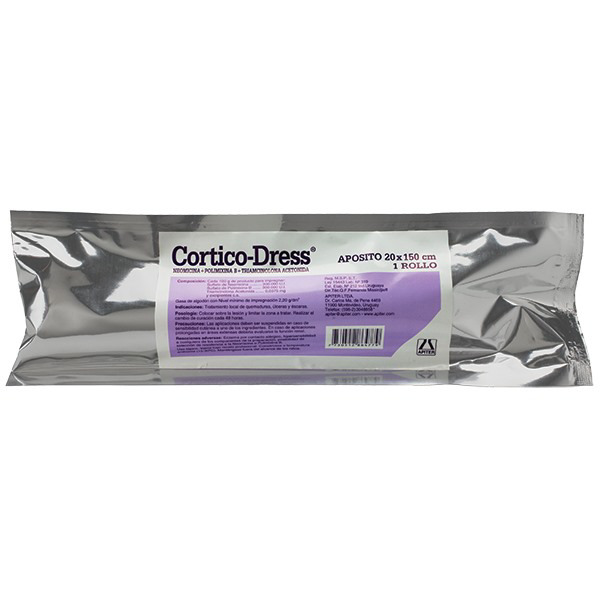 Imagen de CORTICO DRESS APOSITO ROLLO 20x150cm [1 rollo]