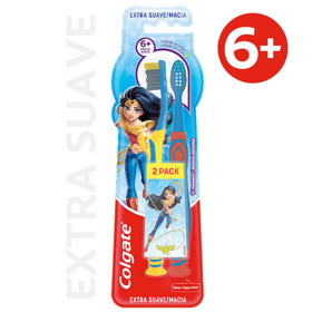 Imagen de COLGATE CEPILLO SMILES BATMAN & MUJER MARAVILLA PACK +6 años [2 uni.]