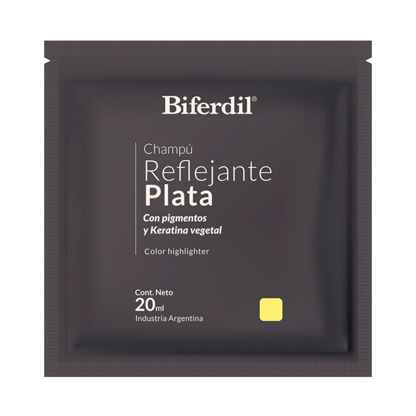 Imagen de BIFERDIL SHAMPOO REFLEJANTE PLATA SACHET (20 ml)