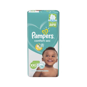 Imagen de PAMPERS CONFORT SEC XXGRANDE XXG +14kg [56 uni.]