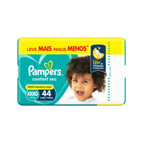 Imagen de PAMPERS CONFORT SEC XXXGRANDE XXXG + 19kg [44 uni.]