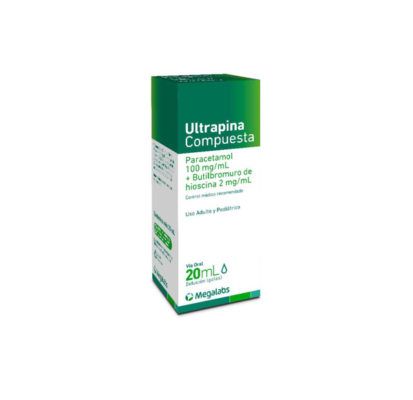 Imagen de ULTRAPINA COMPUESTA GOTAS 100mg/ml+50mg/ml [20 ml]