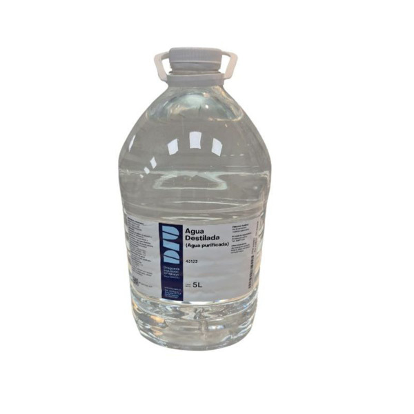 Imagen de AGUA DESTILADA D.I.U. [5 ltrs.]