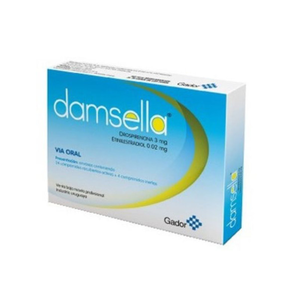 Imagen de DAMSELLA 3+0.02 mg [28 comp.]