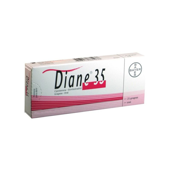Imagen de DIANE 35 2+0.035mg [21 grag.]