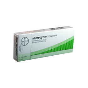 Imagen de MICROGYNON 0.15+0.1mg [21 grag.]